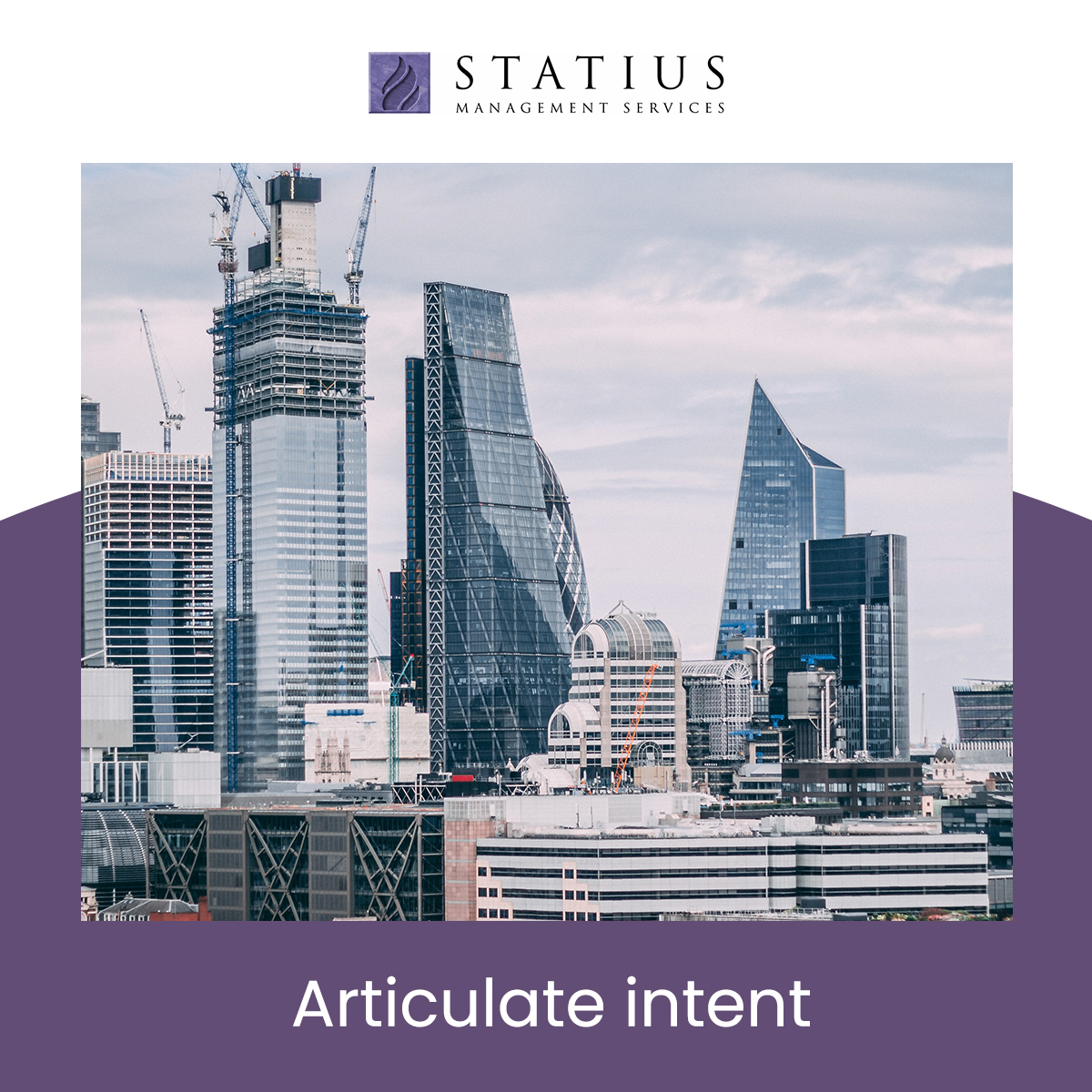 When working with our clients we work to a five #principles rule one being  #Articulate Intent - Promoting the benefits and capabilities that your products and services deliver to your customers so that everyone in the organisation understands.  Learn more - get in touch today.