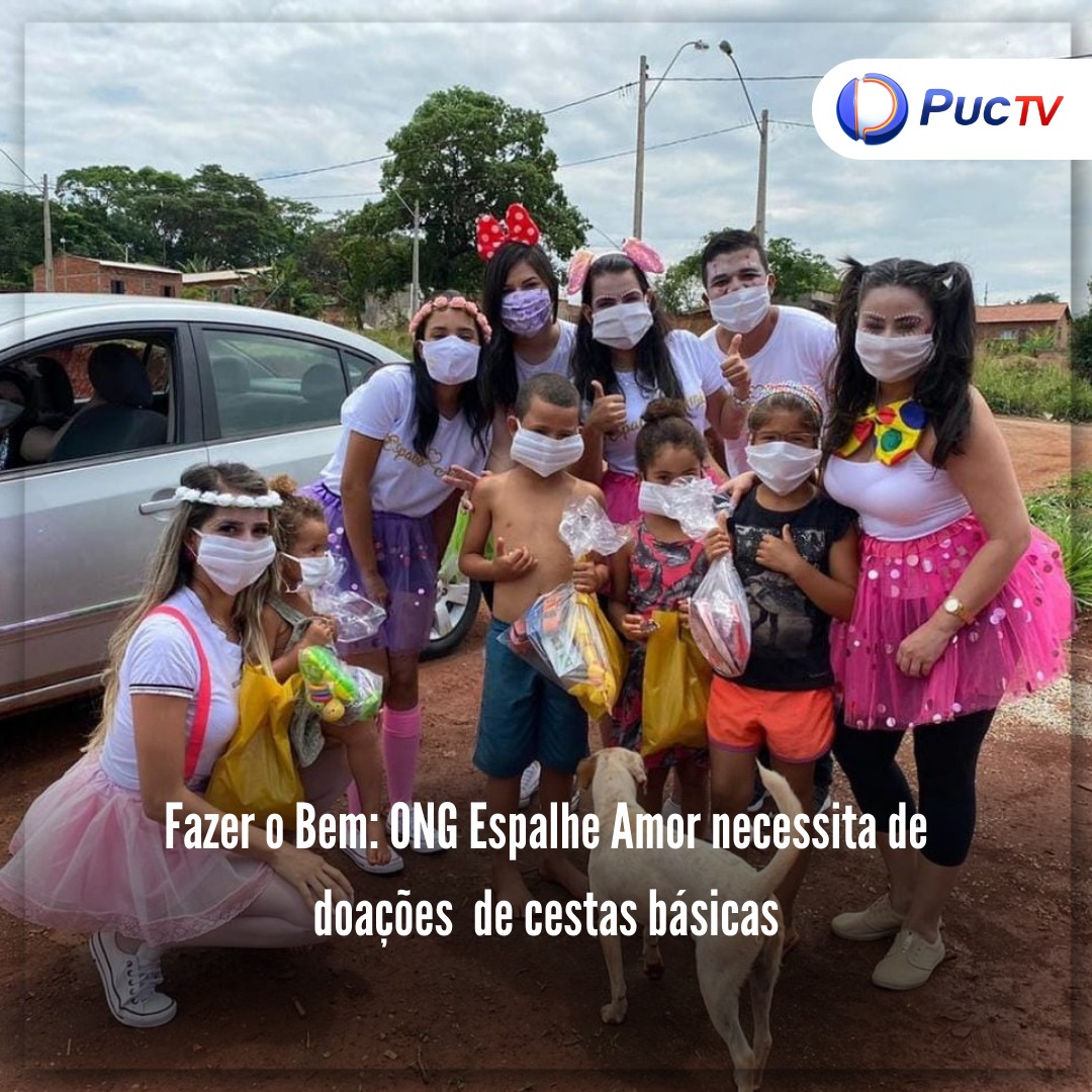 PUCTVGoias's tweet photo. A ONG Espalhe Amor ajuda em torno de 60 famílias, entre elas, pessoas em situações de vulnerabilidade social e animais e ainda bairros carentes de Goiânia e precisa de cestas básicas para ajudar famílias carentes.
Confira no youtube da PUC TV Goiás.
#cestasbasicas #tjgoias https://t.co/JRmhYMsw6V