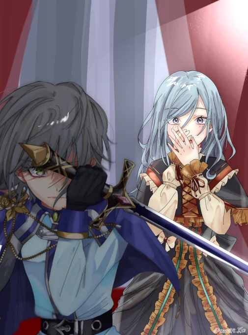 『危機一髪の姫を助ける騎士』的なものを日野森姉妹で..  #prsk_FA 
