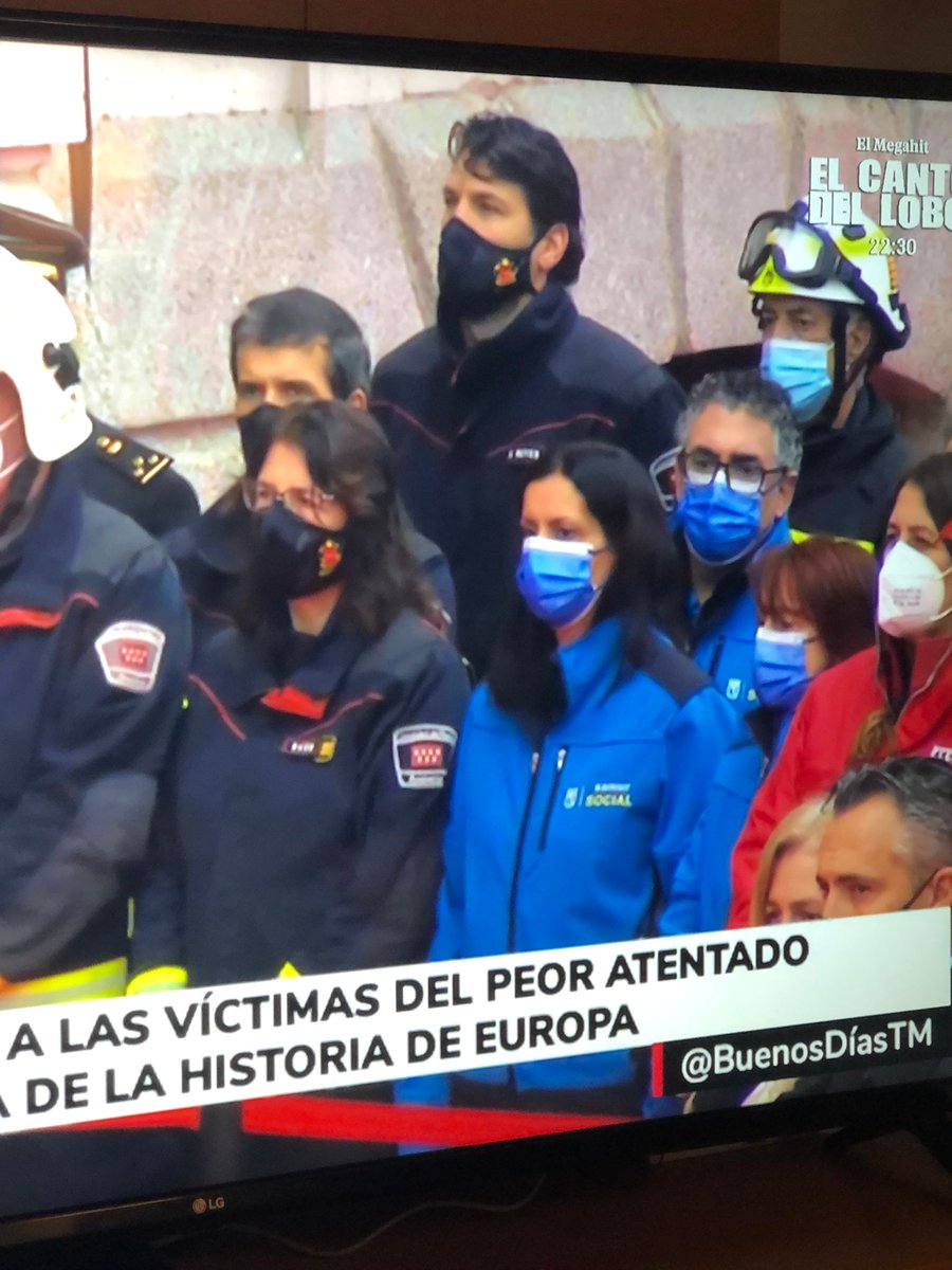 Samur social en los actos del aniversario del 11 M. Siempre recordaremos a las familias de las víctimas que atendimos esos días y de igual modo, quisiera poner en valor la gran colaboración y coordinación de los servicios de emergencia de la ciudad de Madrid .