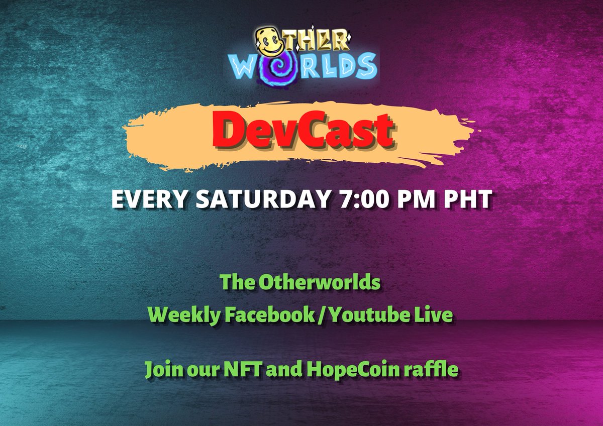 ToW_app's tweet photo. Get a chance to win NFT or HopeCoin by joining our Raffle! 🥰😍🤑...

1.Simply retweet this with the caption 
#GameForMentalHealth
2. Attend our FB live event and enjoy! ❤😉 https://t.co/99MIu64QDK