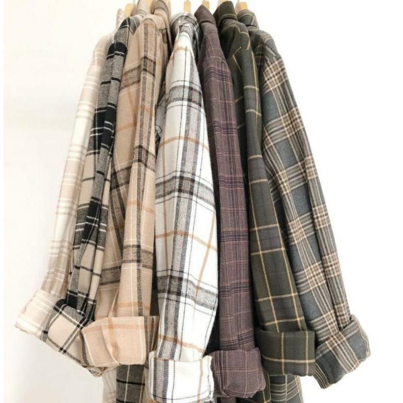 ChaEnthunk's tweet photo. Cek kemeja wanita lengan panjang kemeja flanel best seller dengan harga Rp10.000 - Rp48.000. Dapatkan di Shopee sekarang! https://t.co/B2tTv2myIC https://t.co/gUrM3GnUAy