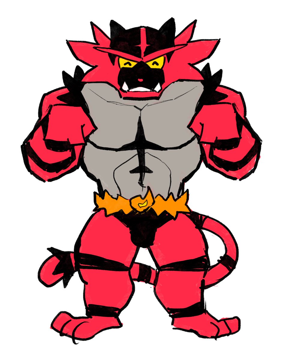 RT @ni_draw: I discovered old incineroar doodle 
He’s a little meow meow https://t.co/YiKYTxykfG