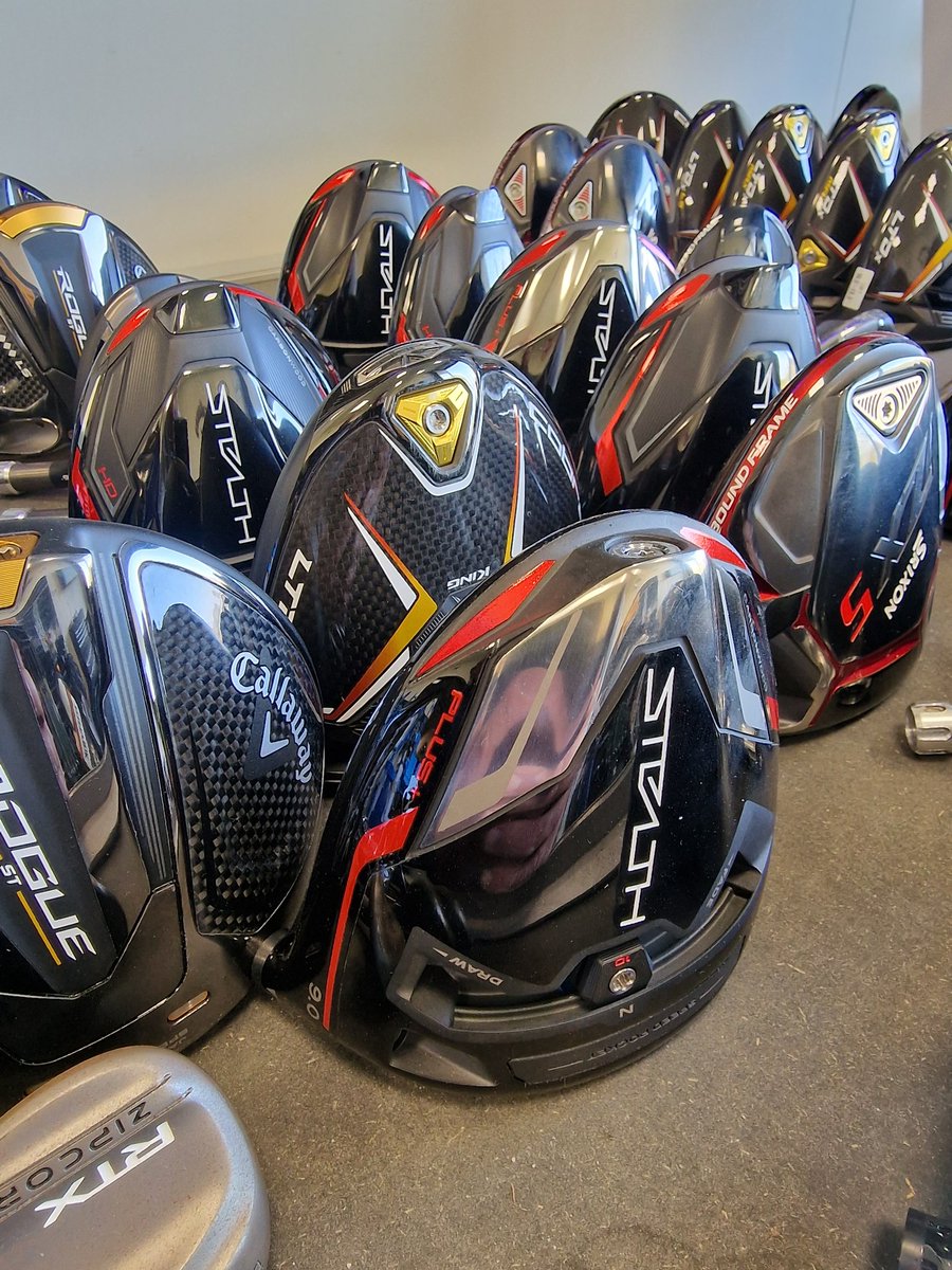 New Driver selection 2022 #callaway #taylormade #cobra #srixon all ready to be customised #golfclubfitting