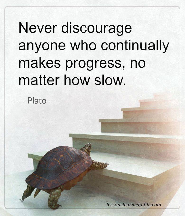 Principal_H's tweet photo. Never discourage anyone who continually makes progress 
#education #sped #autism #SpecialEducation #bfc530 #CTE https://t.co/V6FiQEpAul