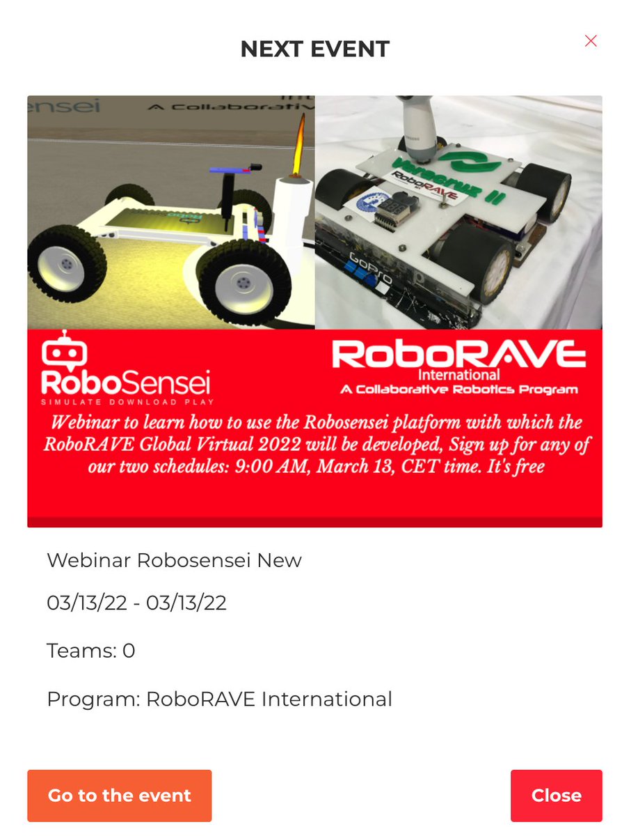 RoboRAVE Int'l tweet media
