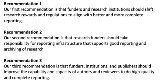GSCollins's tweet photo. From 2014 "Research publication can both communicate &amp; miscommunicate. Unless research is adequately reported, the time &amp; resources invested in the conduct of research is wasted"

- https://t.co/GXXPhqgmaR
- https://t.co/GXXPhqgmaR

#scicomm #researchtransparency #reproducibility https://t.co/jHORZ3t07Q