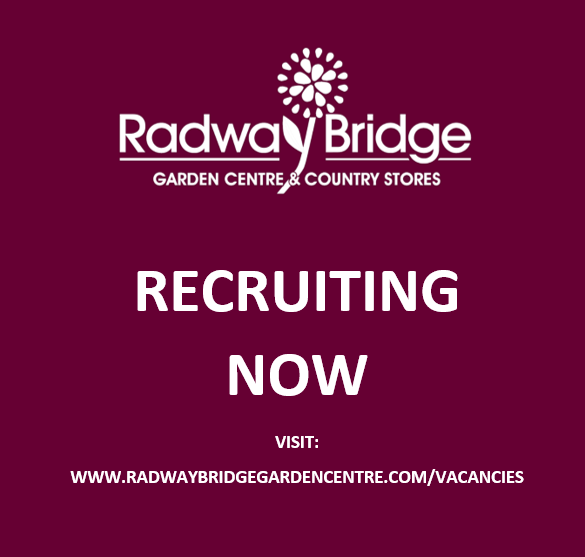 ❗️We are HIRING
❗️Right now we have a wide range of jobs listed for both the Mulberry Cafe' and Radway Bridge Garden Centre and you can find out more on our website!
#jobs #radwaybridgegardencentre