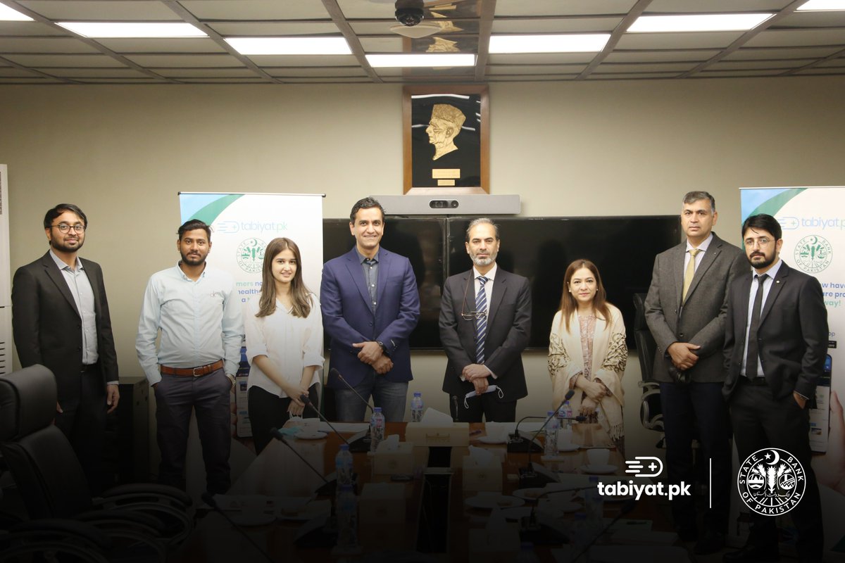 tabiyat_pk's tweet photo. We are proud to announce our partnership with the State Bank of Pakistan!

Through this partnership, we will be providing an online platform to the employees of the State Bank of Pakistan for easy access to authentic medicines across Pakistan.

#tabiyatpk #TabiyatKhush #Tabiyat https://t.co/42DdrfhW1A