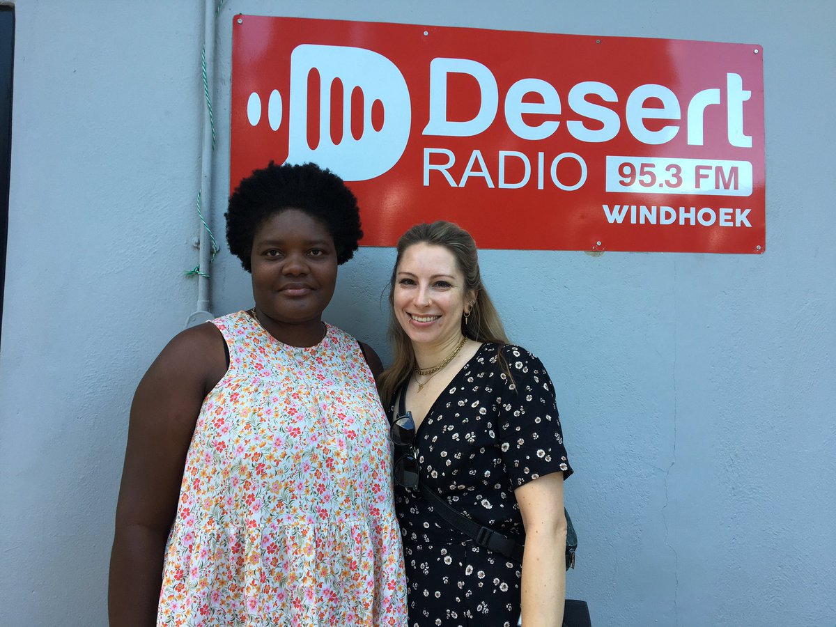 efanoefano's tweet photo. Tune into Desert Radio on 95.3 FM with @_pandulana to catch Rauna and Julia talking about last night’s Shebeen Queens exhibition opening. #efanoefano #shebeenqueens #namibianstories https://t.co/21WdwaARs2