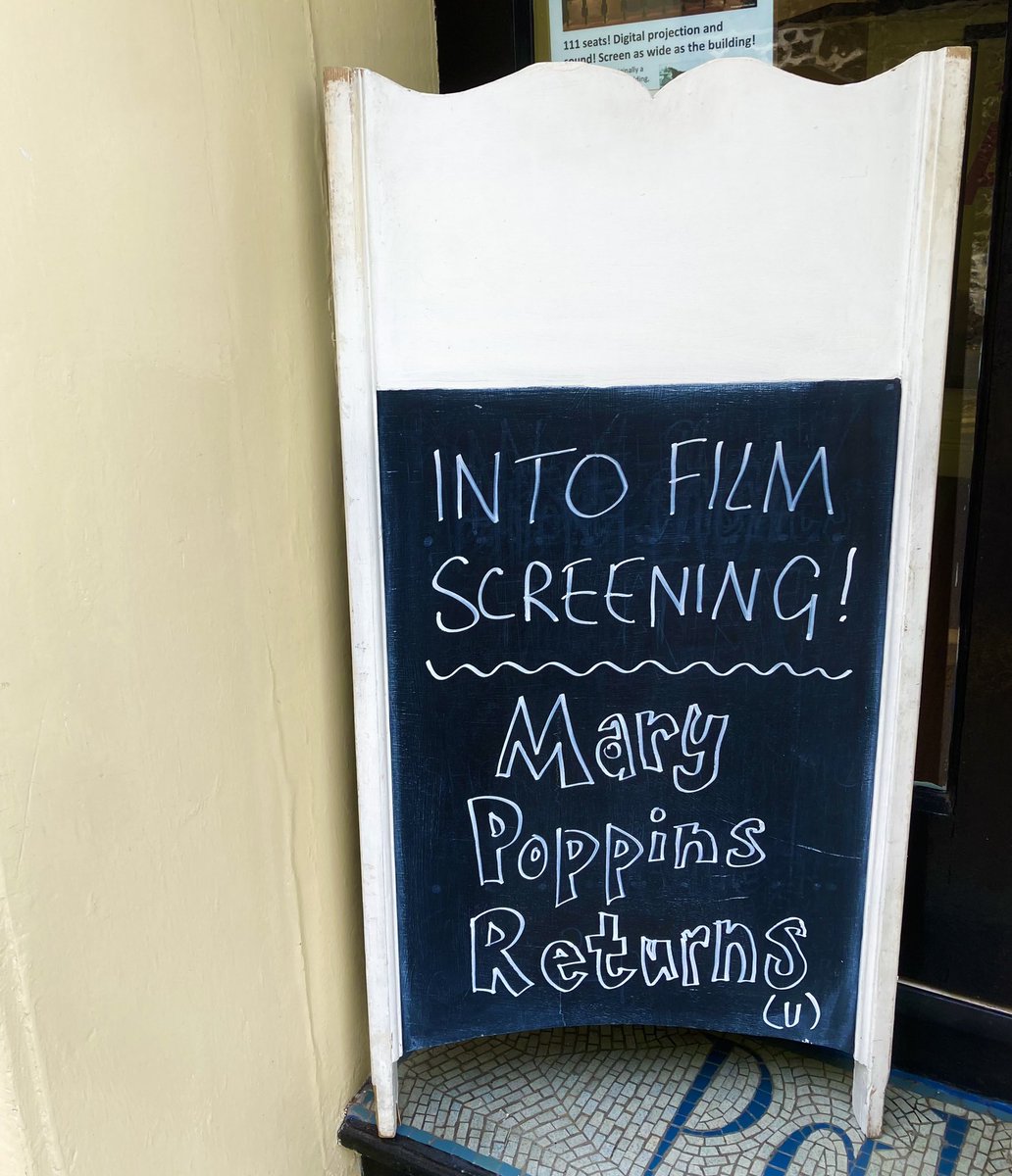 ThePalaceCinema's tweet photo. Lovely morning at the Palace today! Special screening of MARY POPPINS RETURNS for a local school as part of @intofilm_edu #SpringScreenings #theresnowheretogobutup 😊 https://t.co/fTPL9TWpxn