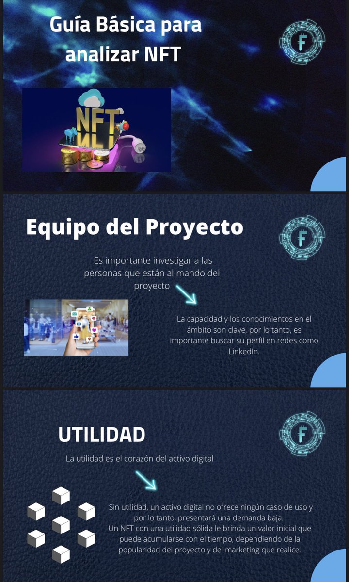 fisioncrypto's tweet photo. Hémos sacado una guía básica de como analizar un NFT la tenéis ya disponible en nuestro discord gratuito. #NFTGiveaway #cryptocurrency #Crypto
 Discord:  https://t.co/l9Z4G0j4pJ https://t.co/aaO7gqiv1r
