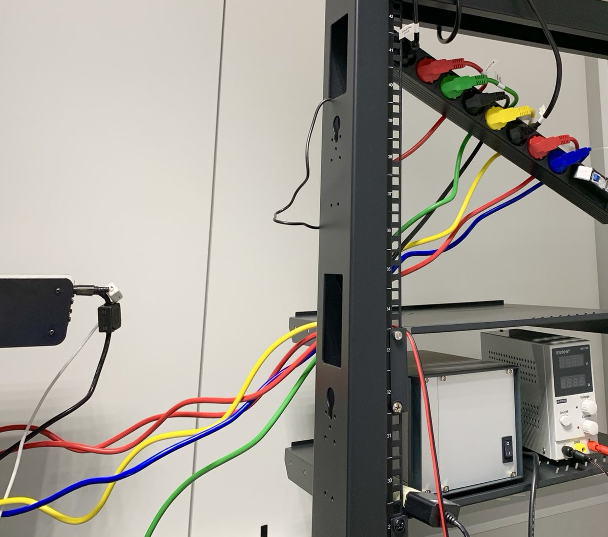 Here, we have developed a highly novel multi-color cabling technique, allowing visualization and tracking of live cables at single-cable resolution (SCab-Res) in real lab environments. 
DM if you’re interested in collaborating on this new technology.