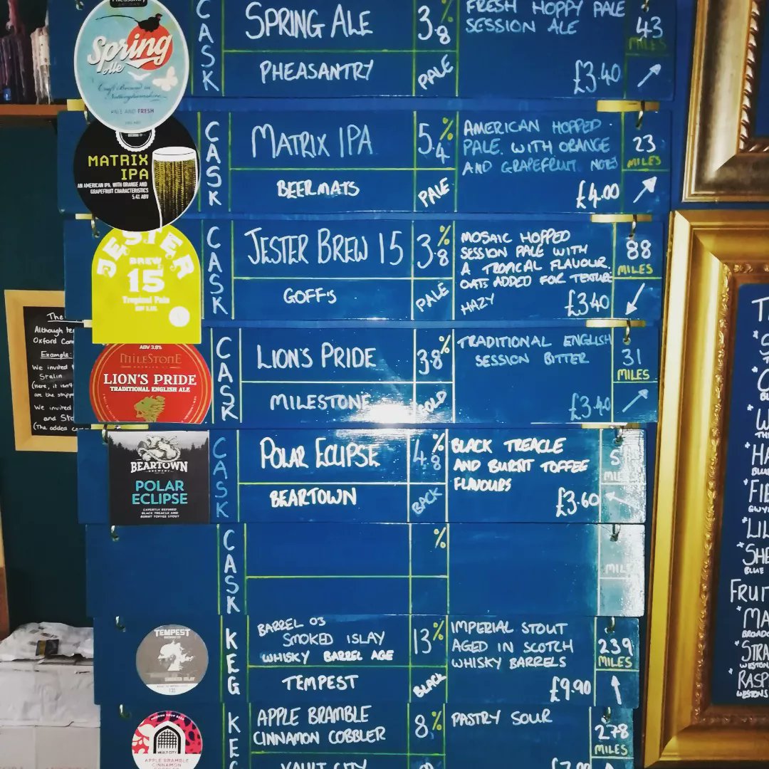ThePottleMicro's tweet photo. Good morning Pottlers

Thus is our Beer selection to start the weekend

5 Cask Ales
2 Keg
10 Ciders
Craft Cans Galore with a few new additions.

15% of Craft Cans/Bottles if you buy six or more fore takeout.

@StaggeringBeer @PlayBrewCo @nerdbrewing @GlassHouseBeers https://t.co/bg2XNAgXYN