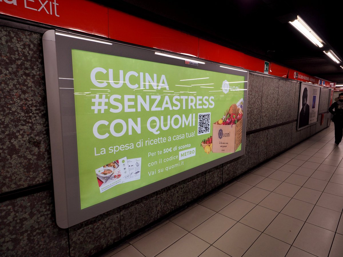quomi_it's tweet photo. Quomi è nelle metropolitane di Milano! https://t.co/dN5LhuSIQ4

#quomi #incucinaconquomi #milano https://t.co/jfR2dP3aa9