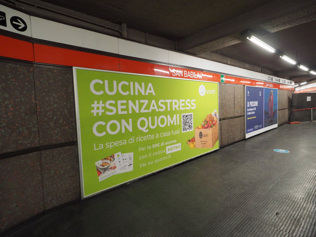 quomi_it's tweet photo. Quomi è nelle metropolitane di Milano! https://t.co/dN5LhuSIQ4

#quomi #incucinaconquomi #milano https://t.co/jfR2dP3aa9