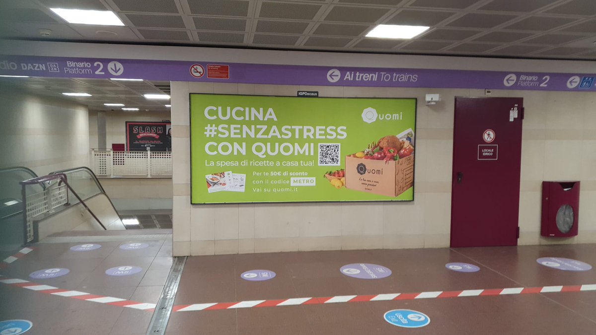 Quomi è nelle metropolitane di Milano! lnkd.in/dhR24z2C

#quomi #incucinaconquomi #milano