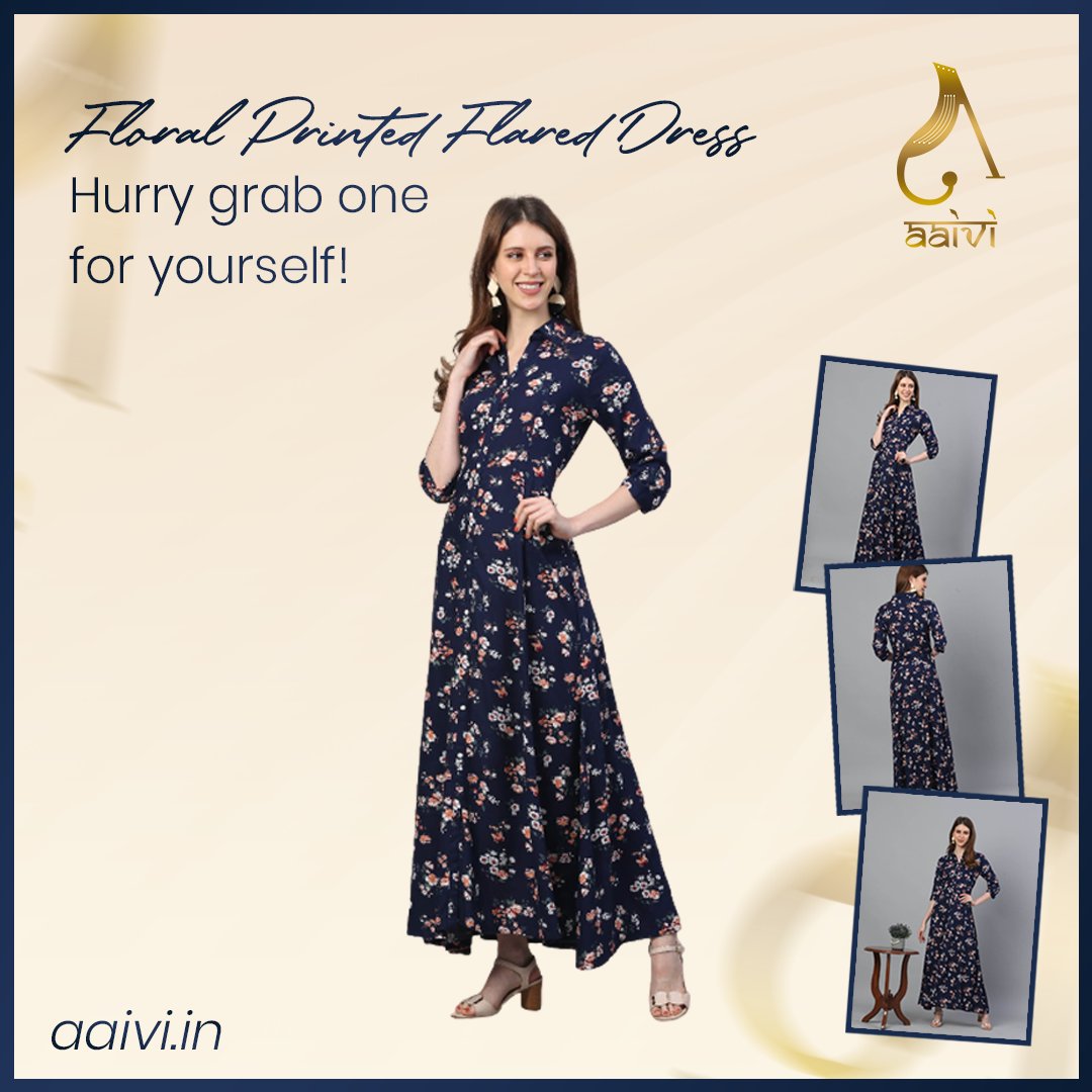 Aaiviapparels's tweet photo. Blues and hues will make a great combination with your personality 💙. 
Beautiful Rayon dress drowned into floral patterns all over...

Hurry Grab one for yourself today!
SHOP NOW at: https://t.co/XJ1DOhQiUn

#womenfashion #fashion #onlineshopping #style #womenstyle #women https://t.co/gmZslo4kGA