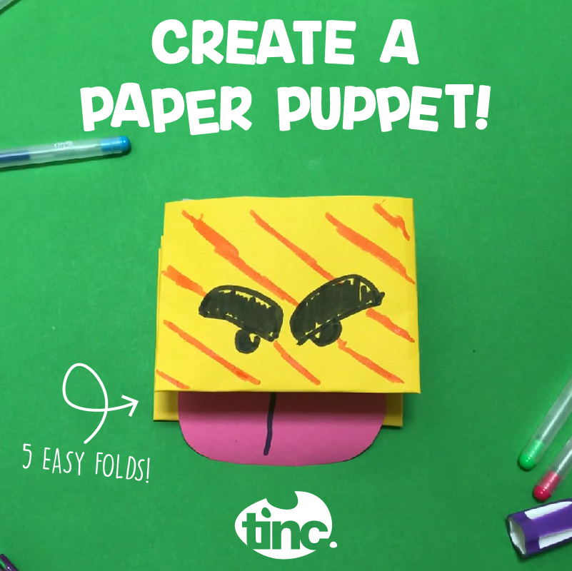 tinc_official's tweet photo. Making some crafting plans for the weekend? Learn how to make your own paper puppet right here! 
https://t.co/QZB2IPyW9P
#tinc #Crafting #FridayFeeling https://t.co/n5sWlaoZIx