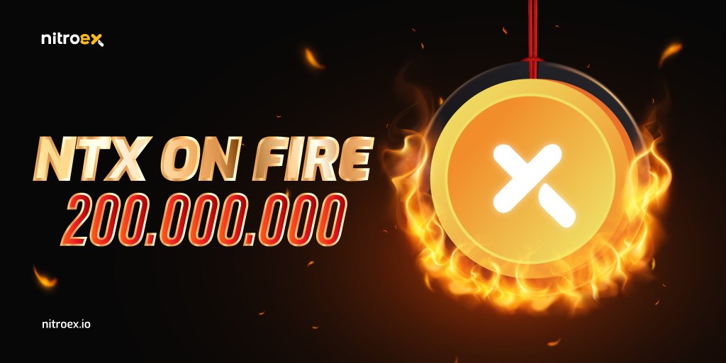 🔥🔥200,000,000 NTX Burned🔥🔥

📍NitroEx have successfully burned 200,000,000 $NTX

📍This is the first burning events of a total of 2,000,000,000 NTX burns planned.

🧊NTX will melt the giant icebergs by burning %20 of total supply.

Proof: etherscan.io/tx/0x5631b5a48…