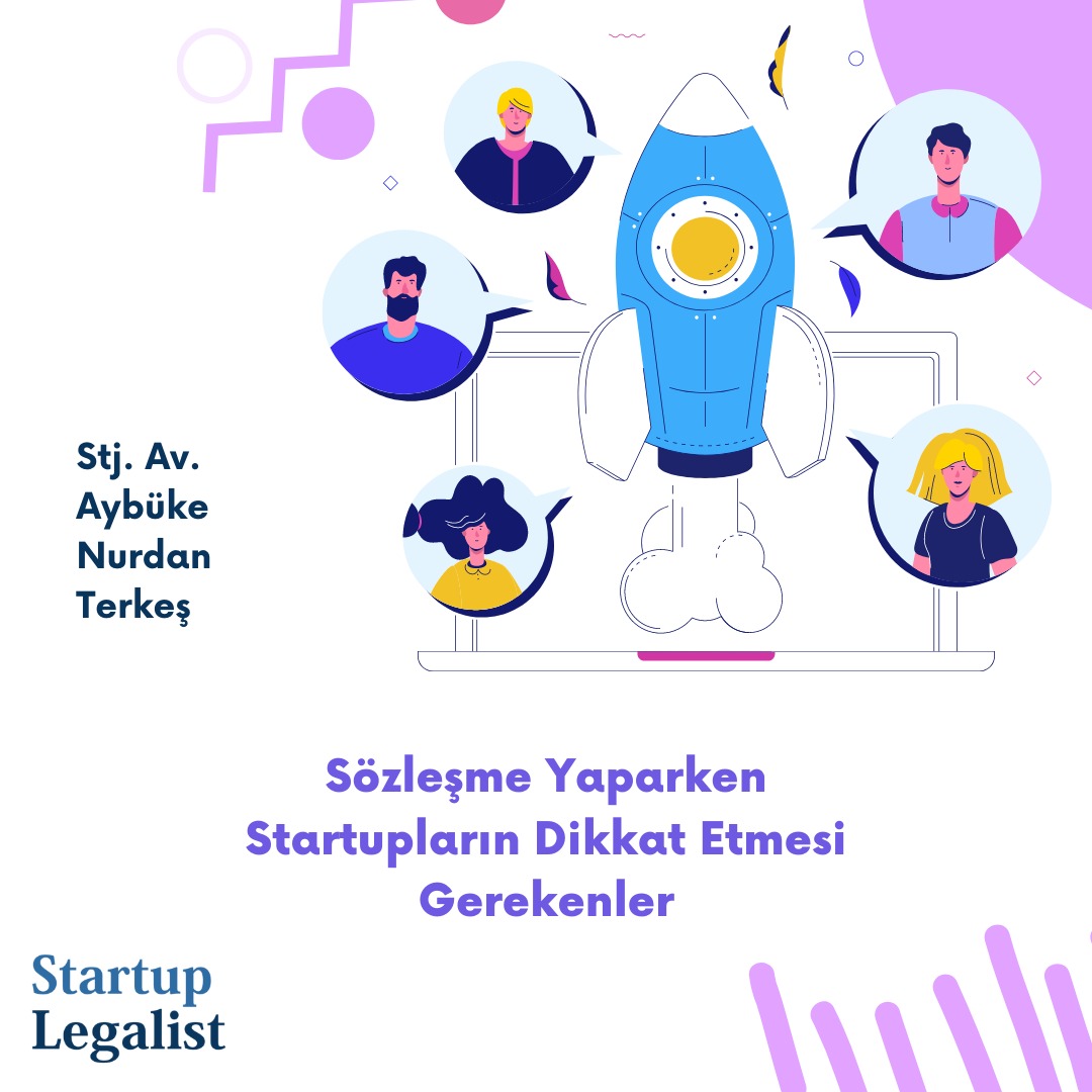 Ekibimizden Stj. Av. Aybüke Nurdan Terkeş'in 'Sözleşme Yaparken Startupların Dikkat Edilmesi Gerekenler' konulu yazısını okumak için;  startuplegalist.com/sozlesme-yapar…

#startup #startuplegalist #law #article