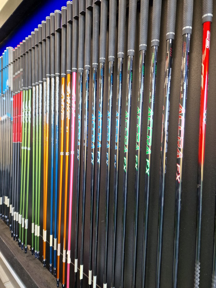 New shafts arriving daily #accra #mitsubishichemical #aldila #fujikura #kbs