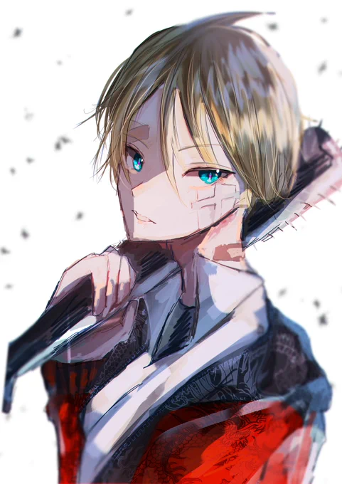 ヤンデュ
 #ツイステファンアート 
 #twstファンアート 
※14歳くらい、全部捏造 