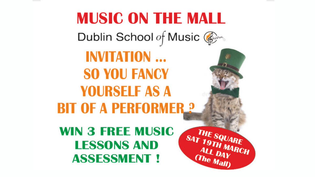 MusicLessonsDub's tweet image. Music On The Mall! Come and see our students performing in The Square, Tallaght. For more information please contact us! #tallaght #thesquare #dublinschoolofmusic