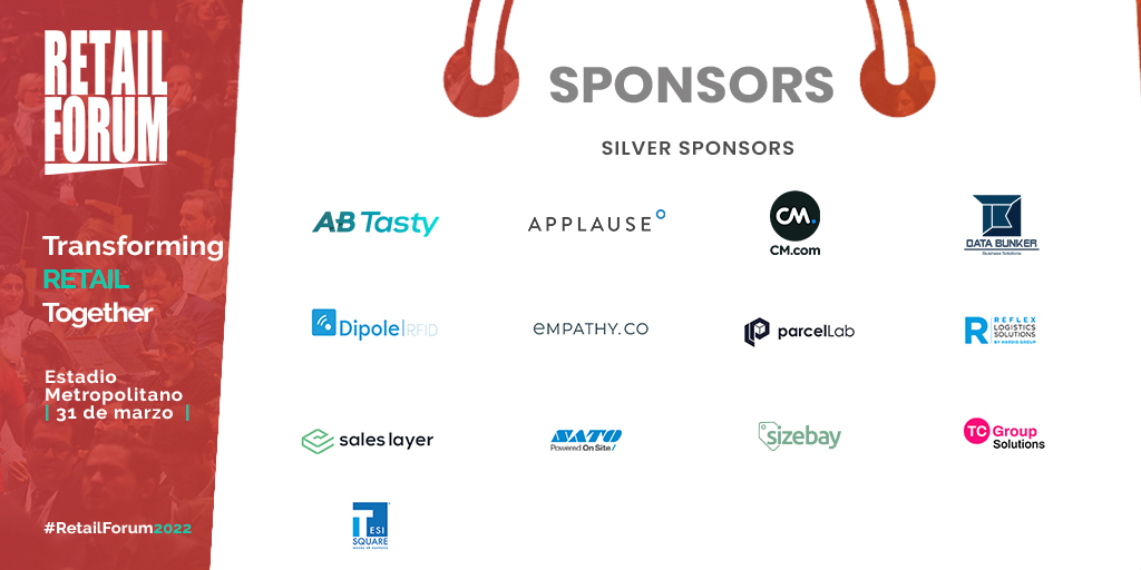 RetailForum_'s tweet photo. Conoce a todos los #patrocinadores de #RetailForum2022 en la categoría Silver 💥 

¡Ven a disfrutar de todas sus soluciones el próximo 31 de marzo! 🔺 Transforming #Retail Together 🔻 https://t.co/RVKxhWVbym https://t.co/iSO81ypycO