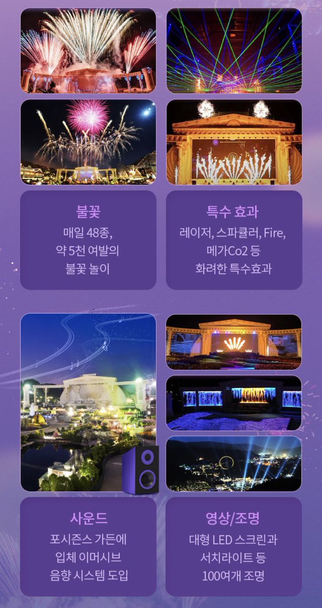 btsbaragi_jk's tweet photo. Korea’s amusement park Everland will be holding the world’s first BTS multimedia show: BTS OVER THE UNIVERSE. It will be held every night starting 3/18 (doesn’t say for how long) 
Description: “The music and powerful group dance of BTS, who sing hopeful lyrics, will provide+ https://t.co/GW03DS17Ch