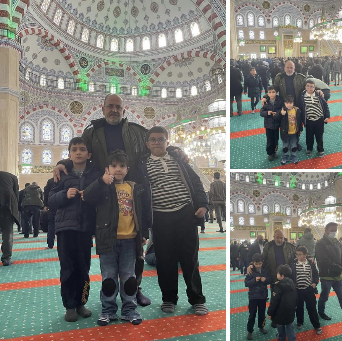 meserhatkaradag's tweet photo. #sporunbirleştiricigücü🇹🇷
 “Önce Ahlak ve Maneviyat “ 
Cuma namazımızı #Arnavutköy Yeşil Camii’nde torunlarım #MuhammedHamza #MuhammedYusuf #Muhammedİhsan ile birlikte Eda ettik,Rabbim kabul eylesin.”Ne ekersen,Onu biçersin” @RTErdogan https://t.co/uRmLtr0Qeo