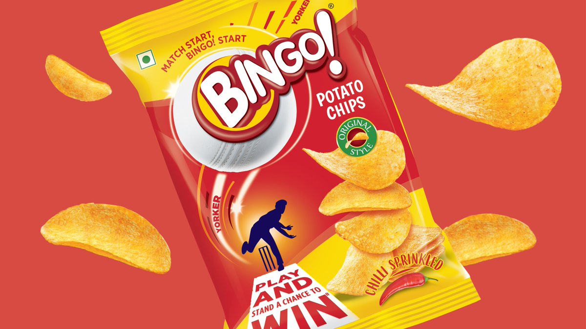 icarus_blr's tweet photo. With the T20 World Cup round the corner, Bingo celebrated India’s love for cricket with special edition packs. Our designs retained the sense of quirky fun at the heart of the brand, while adding further action through cricket elements in a perfect symphony of brand and occasion! https://t.co/CPFimAoomg