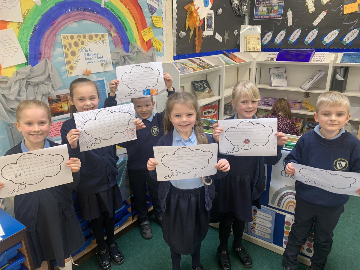CCCRPrimary's tweet photo. In Year 1 we are little people with MASSIVE dreams! #dogreatthingsforGod @cofelancs @Brill_Schools https://t.co/tx6mSRda7o