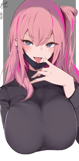 黒いマスクの女の子をスコろうキャンペーン #オリジナル 