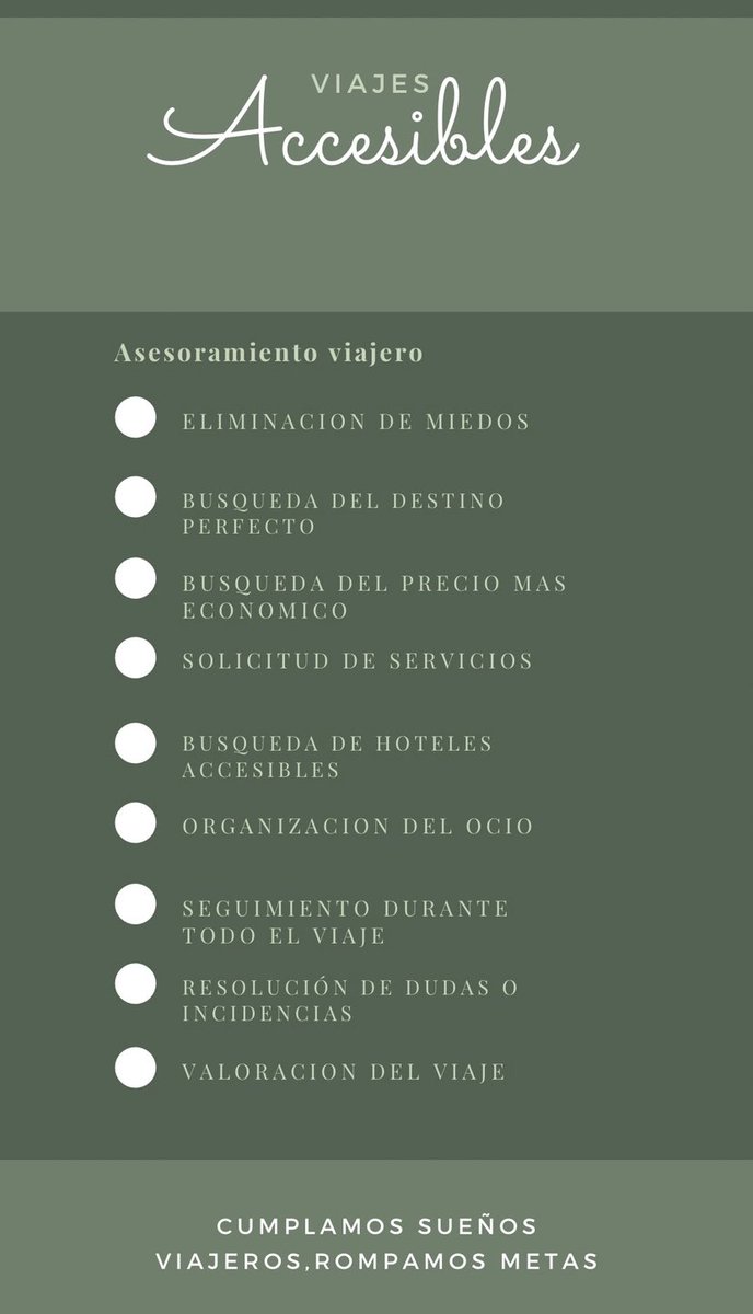 silleraviajera's tweet photo. Tienes discapacidad y quieres un viaje económico y accesible? Ponte en contacto conmigo https://t.co/DBIFehHUM3 #viajes #accesibilidad #organizacion #cumplirmetas https://t.co/BnM1YiHgql