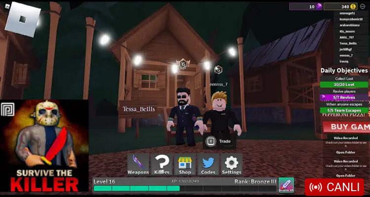 youtu.be/L8Hd8RfvTss
Evet roblox severler buyrun yayındayız iyi seyirler

#roblox