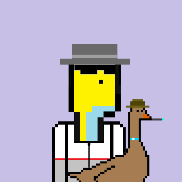 SolFunkBrothers's tweet photo. Sometimes it's good to take time to support other projects this brothers got himself a pet 
@SillyGeeseClub
 #GoodVibes #NFTCommunity #pixelart #NFTs https://t.co/dWgpPirv0q