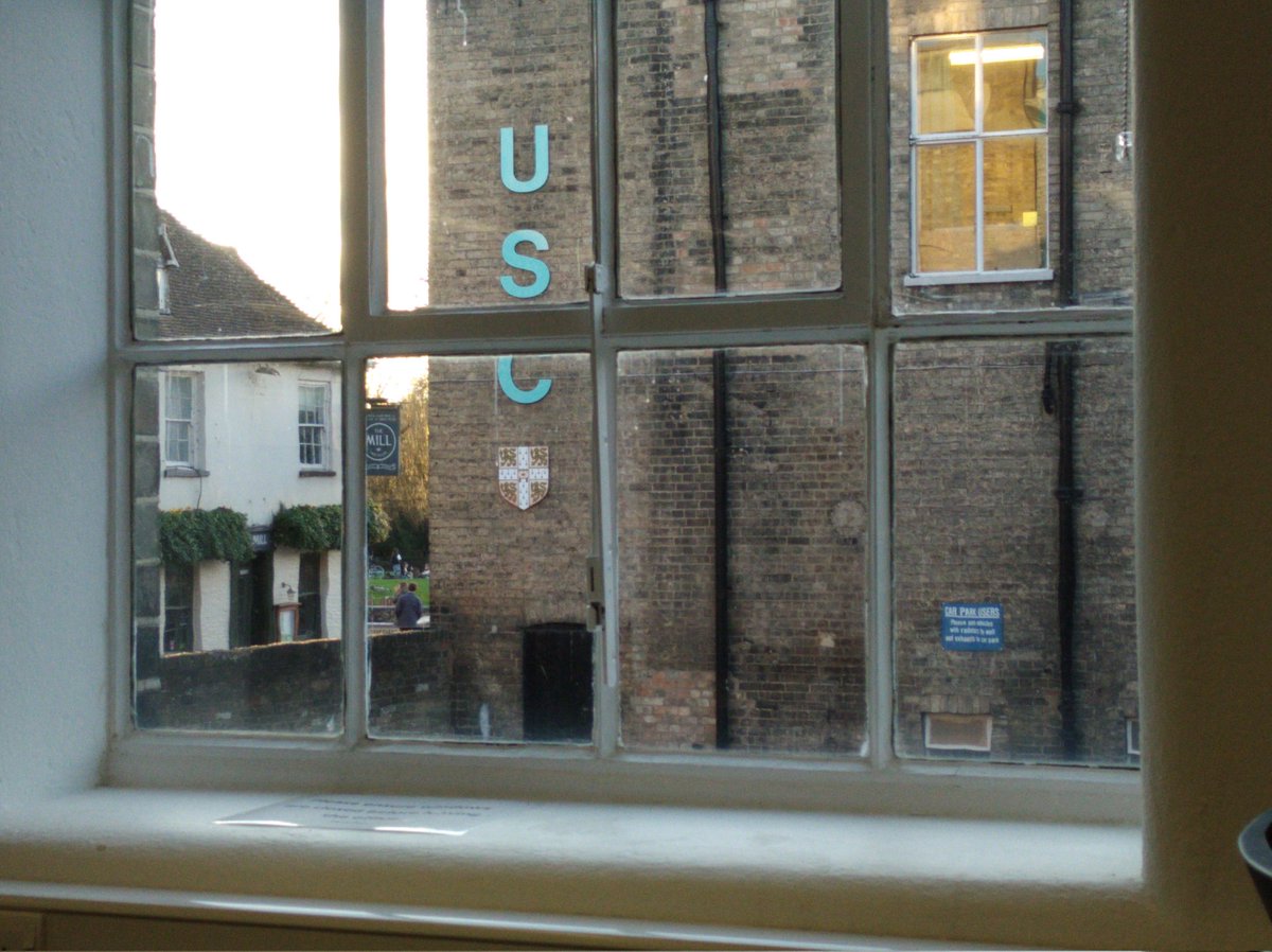 jess_de_jesus's tweet photo. The view from my new office 😍 Very glad to have the chance to visit the @LeverhulmeCFI! Reach me out if you're in Cambridge 🇬🇧 #Cambridge #visitingstudent https://t.co/6PIE9mSmiG