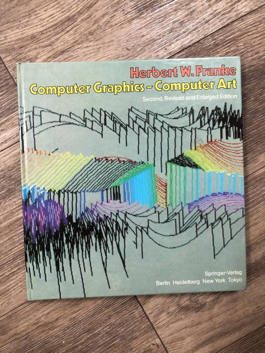 v3ga's tweet image. Computer Graphics - Computer Art second edition (1985) by @HerbertWFranke who joined Twitter a few days ago 🙌