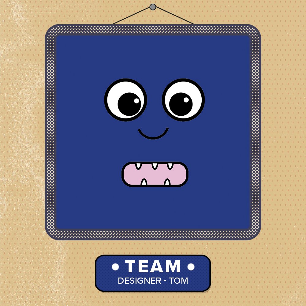 square_toon's tweet photo. SQUARE TOON TEAM 4/4✌️ 

Let's finish with @akapasah aka Tom, our graphic designer in the Square team to offer you visuals prepared with care in every detail. An important member who works hard to beautify our Square Toon! 

Now let's get down to business 💪

#NFTs #NFTCommunity https://t.co/nf4L36z4OM