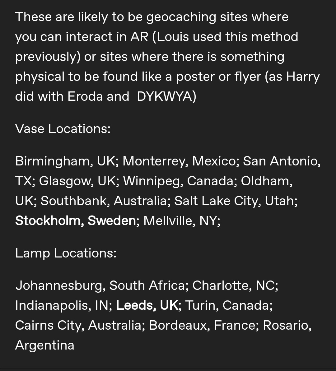 amitheonlyone_n's tweet photo. Apparently there are some lamps and vase coordinates on the youarehome website they lead to locations. Like Louis had the location thing https://t.co/CoyTu4K5GO
