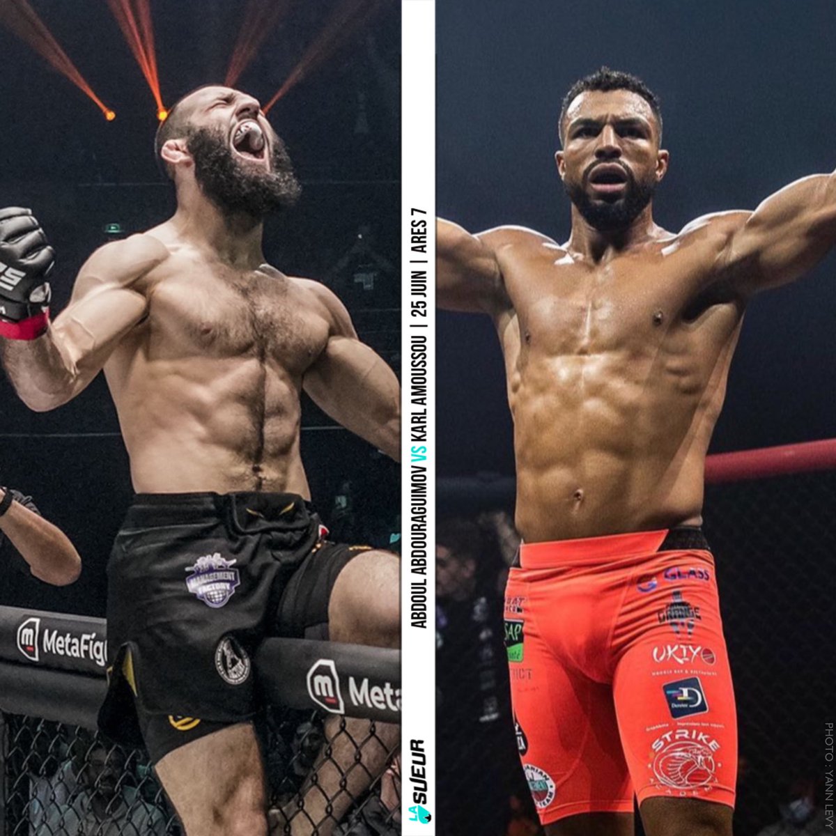 Abdoul Abdouraguimov défendra sa ceinture face à Karl Amousssou lors de l’#ARES7 le 25 juin ! 🚨