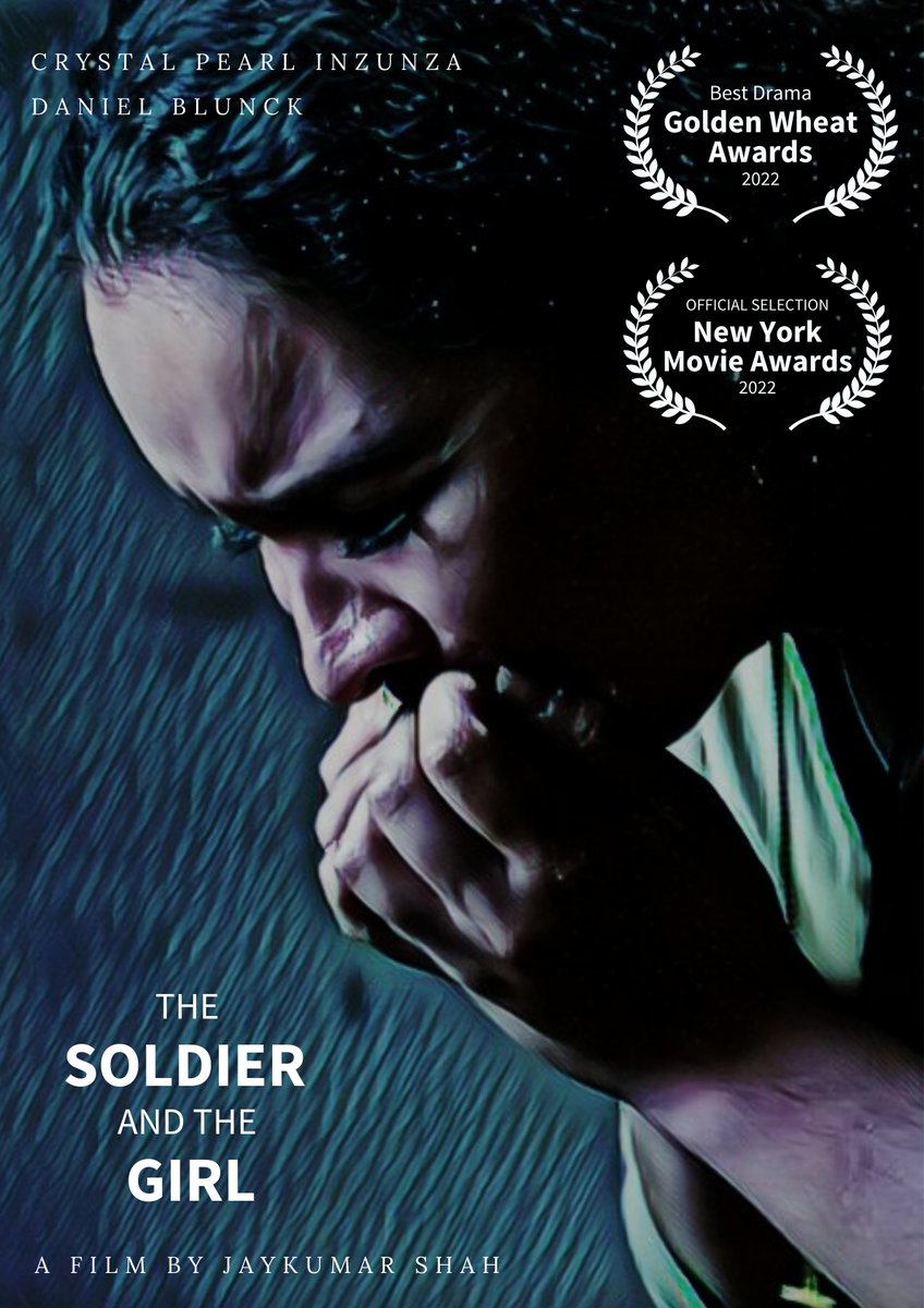 jkpcshah's tweet photo. Happy to share that a short film that I directed, "The Soldier and The Girl" has been selected at two film festivals - New York Movie Awards (US) and Golden Wheat Awards (under 'Best Drama' in Istanbul, Turkey). 

IMDB page:https://t.co/FDF00tlOK7 https://t.co/zk1KgpSqLn