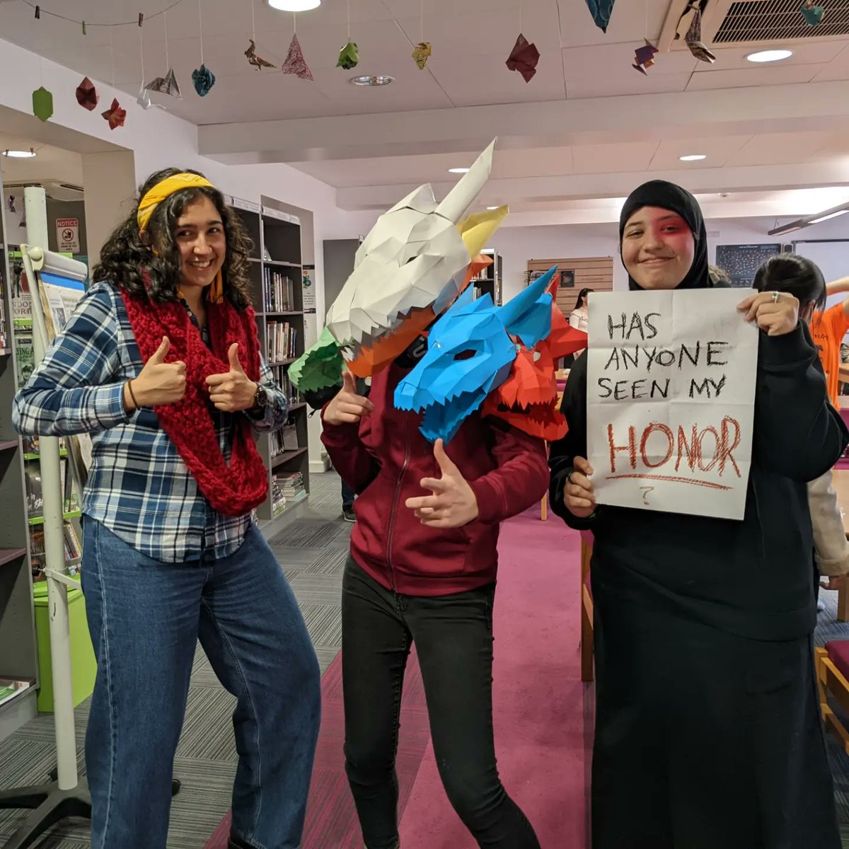 Library_EHS's tweet photo. World Book Day costumes! Woo hoo!#WorldBookDay #worldbookday2022 https://t.co/eG3phHQ8IB