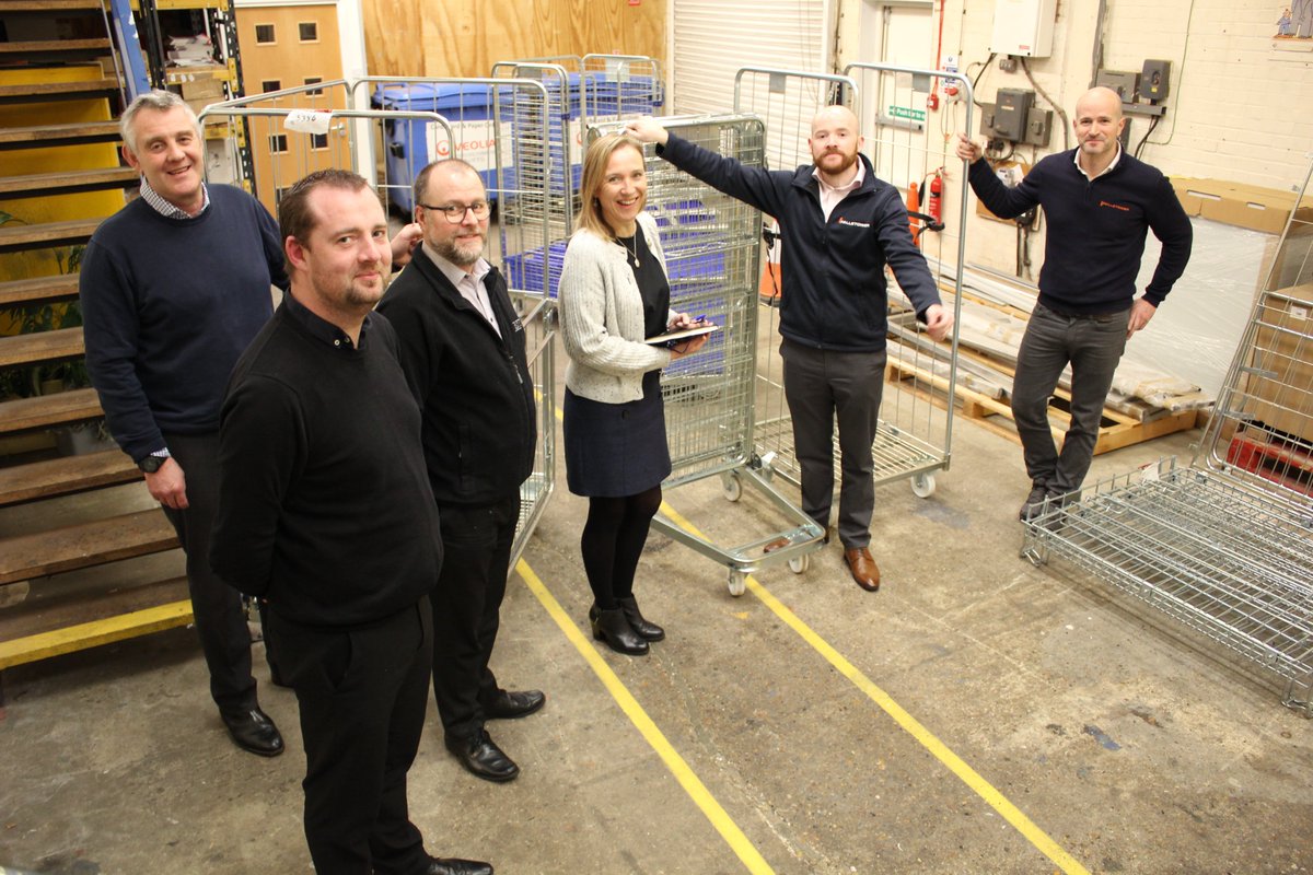 What a treat to have Russ &amp; John from <a href="/palletower/">Palletower</a> visit to provide training on our huge range of roll containers. Thanks guys!