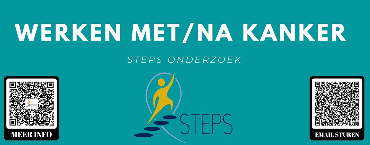 Deelnemers STEPS onderzoek gezocht.

Re-integreren is, voor veel (ex-)kankerpatiënten niet vanzelfsprekend. De onderzoekers willen meten hoe effectief het STEPS programma is, vergeleken met de standaard (revalidatie) nazorg in Nederland. Lees verder: bit.ly/3KChm0L