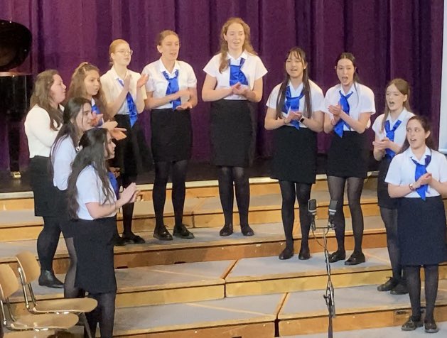 StMarysExpArts's tweet photo. Chamber Choir have just performed at the ISA A Capella competition and excelled - let’s wait and see what the judges thought! https://t.co/MX1x89KXj0