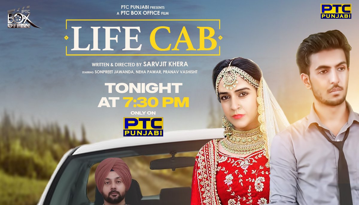 PTC_Network's tweet photo. PTC Box Office Film 'Life Cab' is a story of two different people connected to each other on a journey & going through different problems in life . Tune in to PTC Punjabi tonight at 7:30 PM ,to know how they overcome their problems.
#PTCBoxOfficeFilm #LifeCab #ptc #punjabi https://t.co/eCyVBbtwId