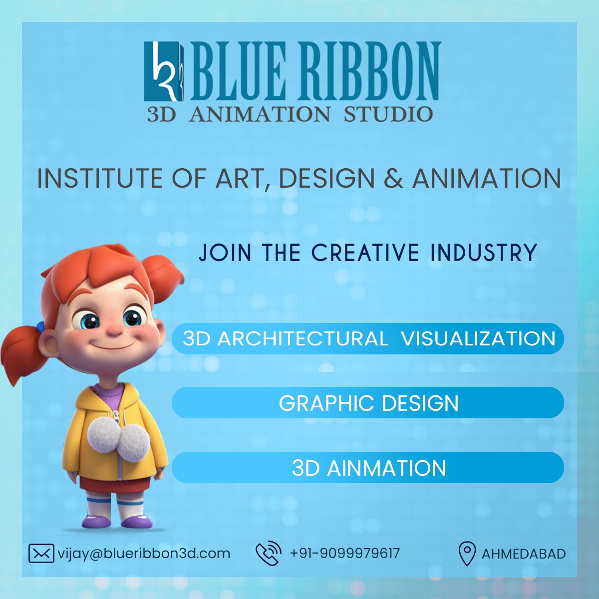 BlueRibbon 3D Animation Studio on Twitter: 