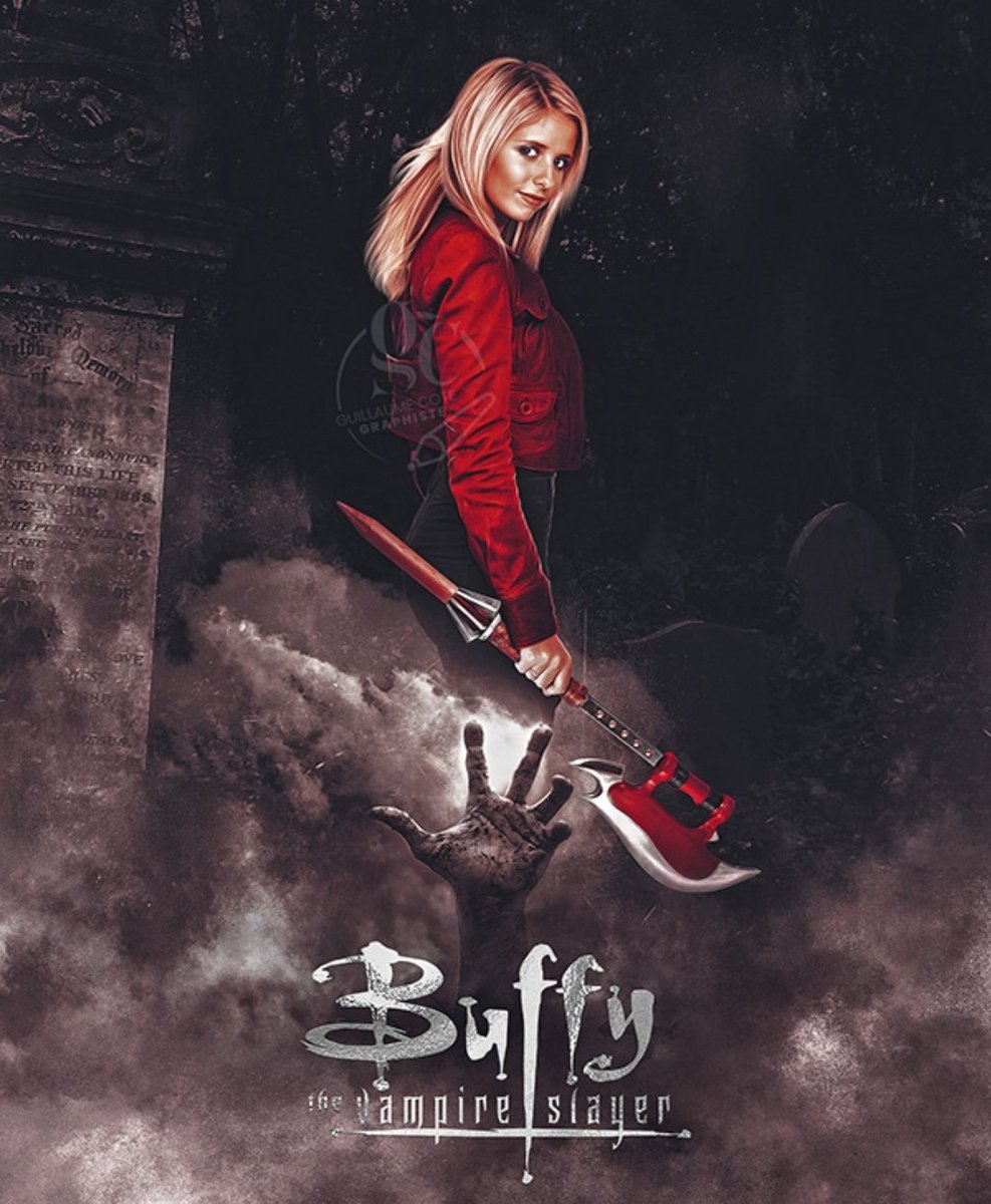 Graphuss's tweet image. Happy 25th anniversary #BuffyTheVampireSlayer 
🧛🏼
(Best TV show forever)
#buffy #Buffy25